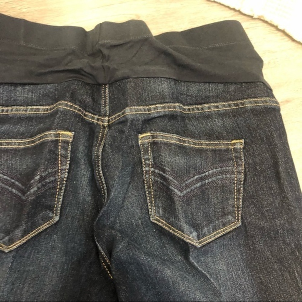 Motherhood Maternity PXL 16-18 Mid‎ Belly Flare Jeans - Picture 5 of 8